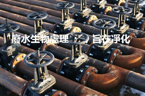 “廢水生物處理，旨在凈化水源，守護(hù)碧水藍(lán)天”